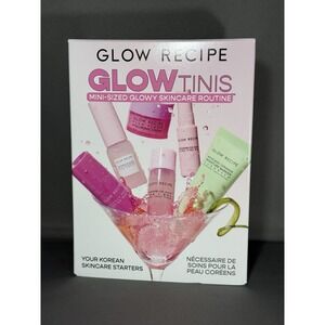 Glow Recipe Glowtinis Mini-Sized Glowy Skincare Routine ~ 6 Item Set New